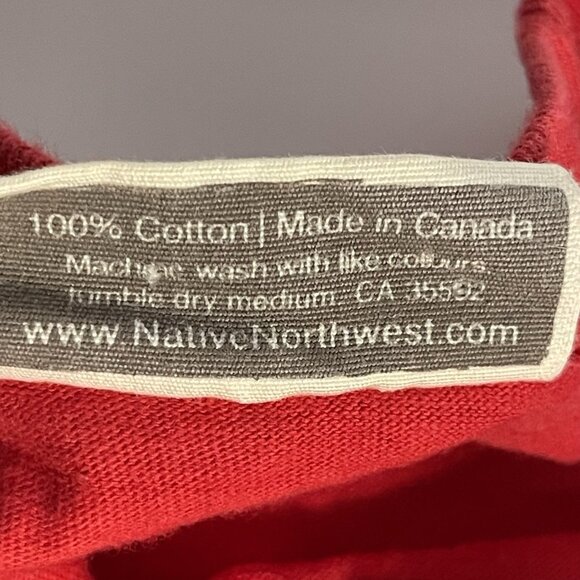 I Am Eagle Artwork T Shirt sz L Justien Sanoa Bird First Nations Native Canada - Picture 11 of 11